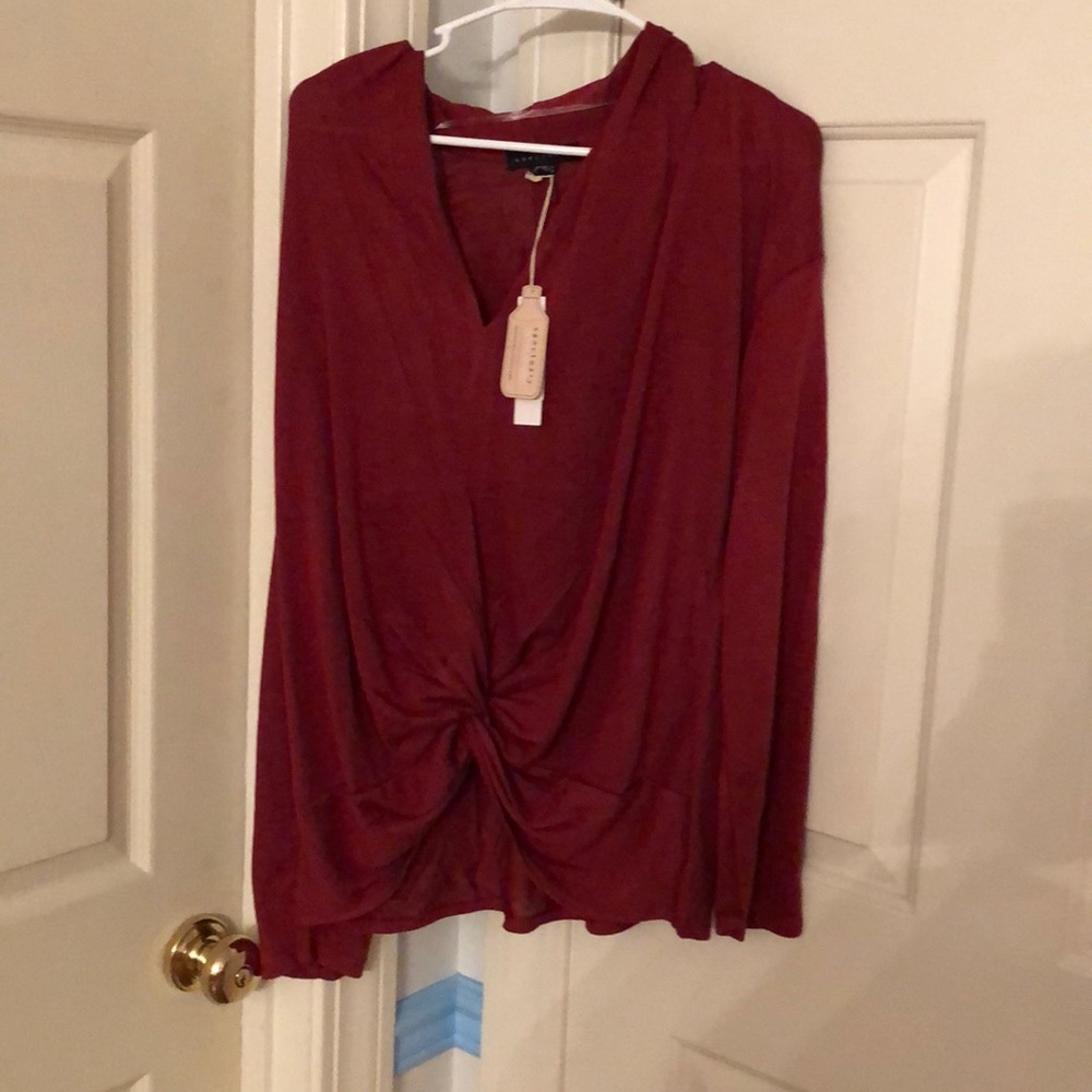 Burnt dark orange xxl top